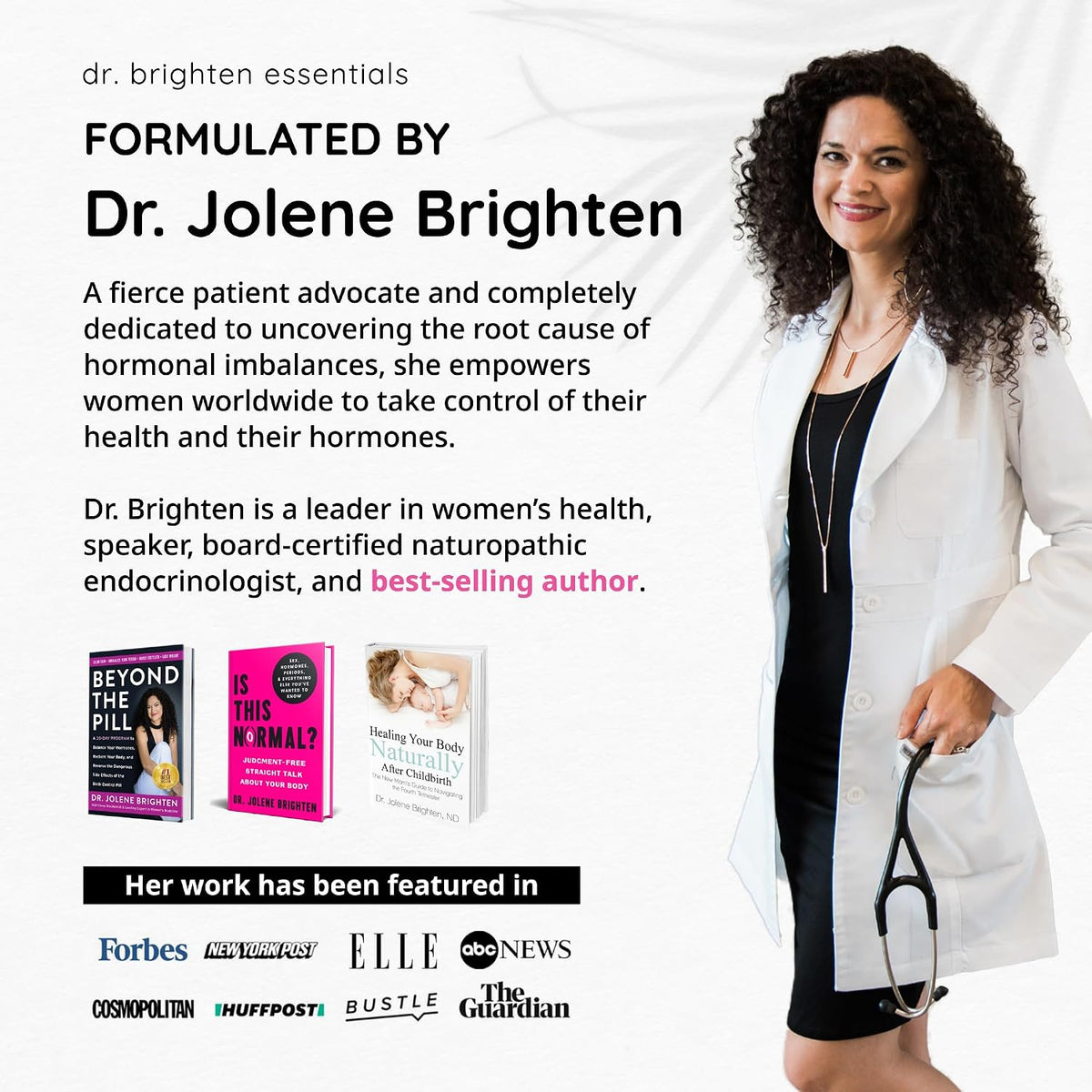 Dr. Brighten Women's Probiotic - Probiotics & Prebiotics with Antioxidants for Balanced Hormones and Female Microbiome, 60 Capsules - görsel 7