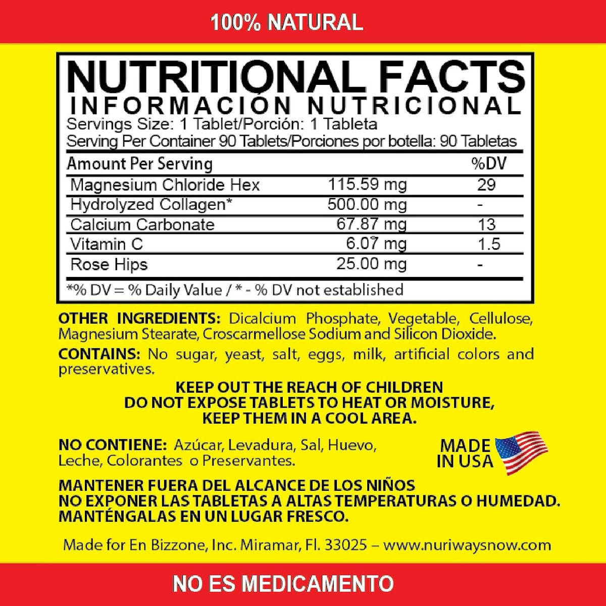 Suplemagic Magnesium Chloride and Hydrolysed Collagen Supplement - görsel 3