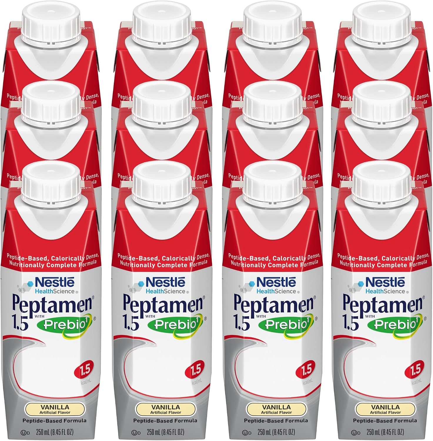 Nestlé Peptamen Oral Nutritional Supplement, Vanilla, 250 ml, 24 Pack - görsel 6
