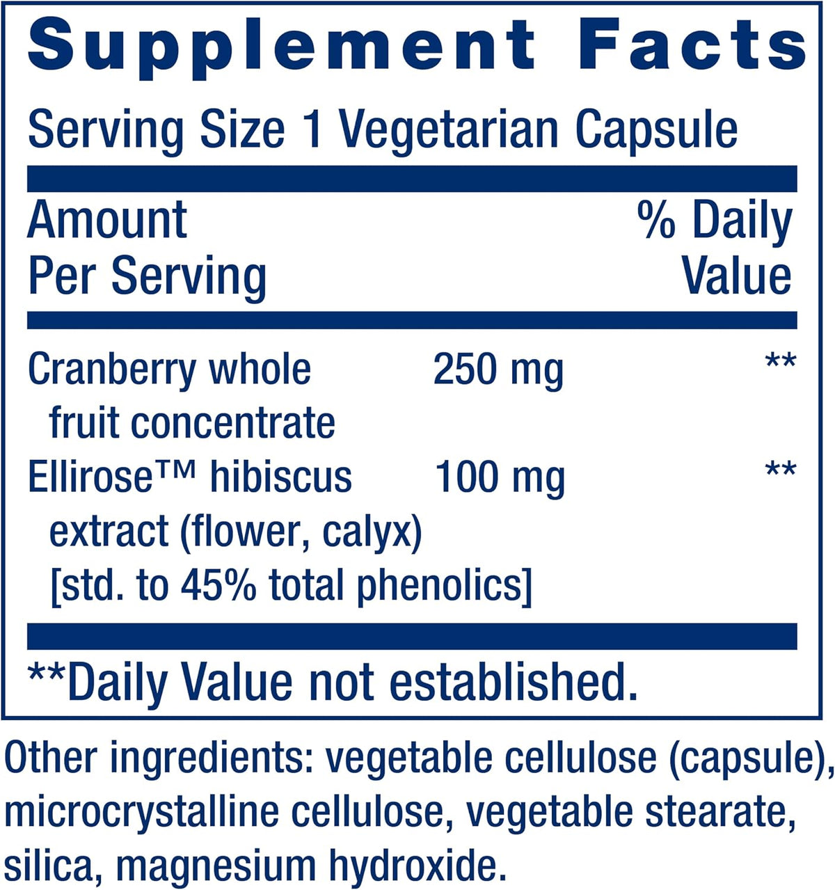 Life Extension Optimised Cran-Max, Cranberry Whole Fruit Concentrate with Hibiscus Extract - görsel 3