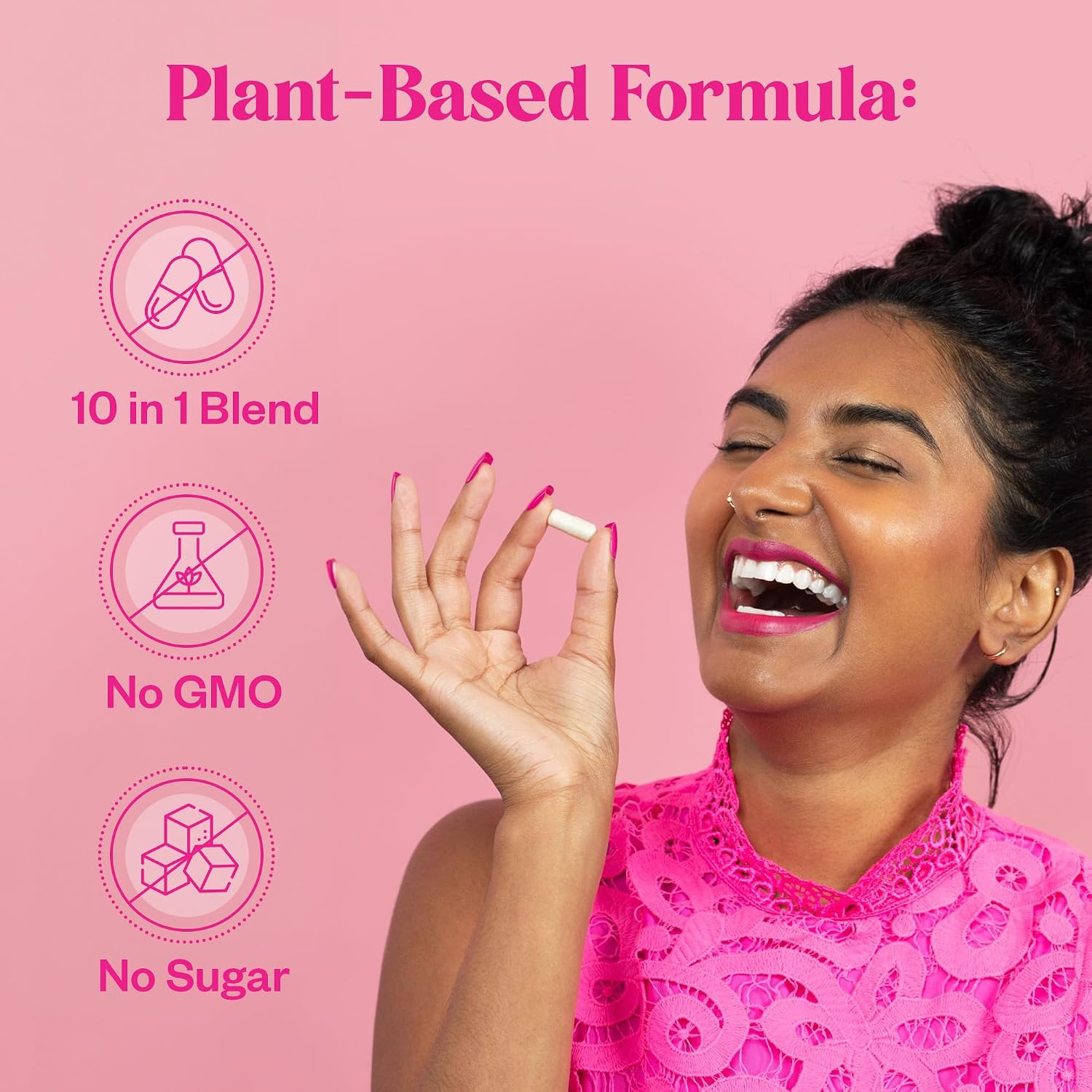My Happy Flo Period Relief Supplement – Cramp Relief, Heavy Periods & Irregular Period Support, Bloating & Fibroid, Plant-Based PMS & Hormone Support | 60 Caps - görsel 9