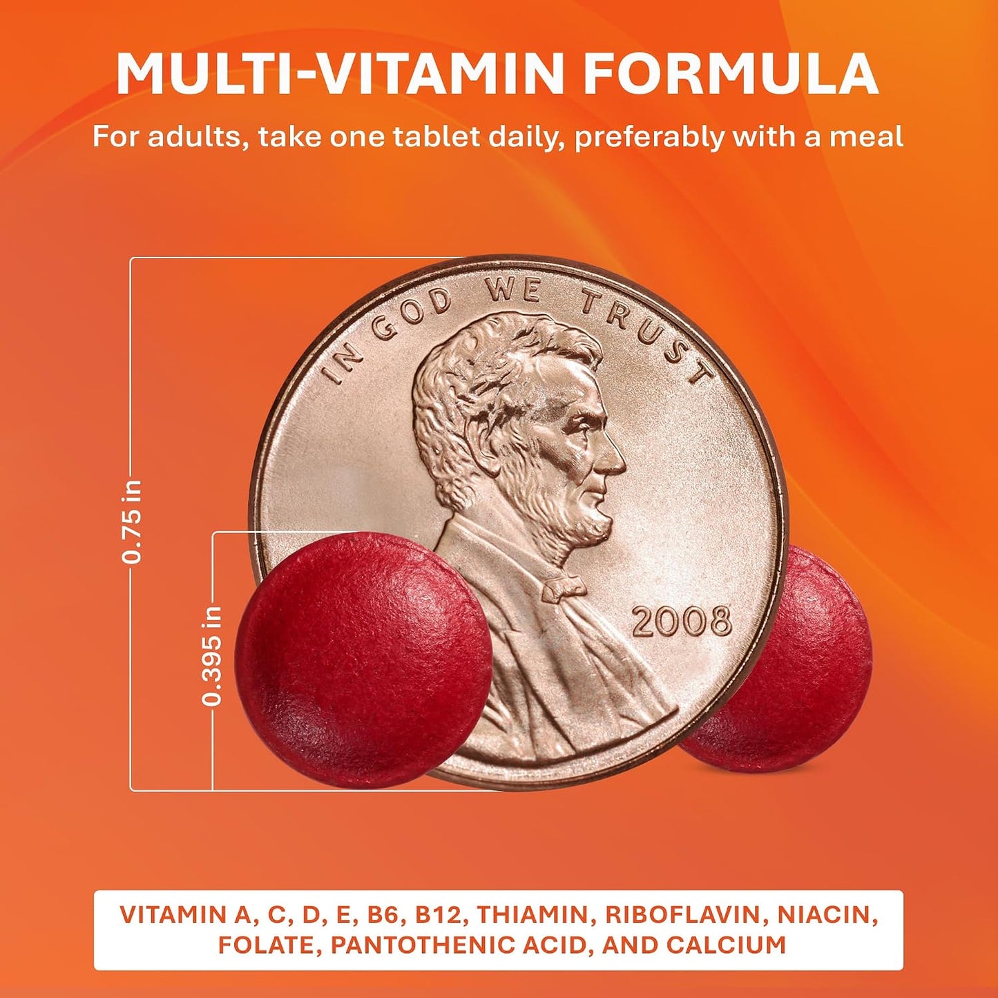 Rugby Daily-Vite Multivitamin Tablets - 1000 Count - görsel 4