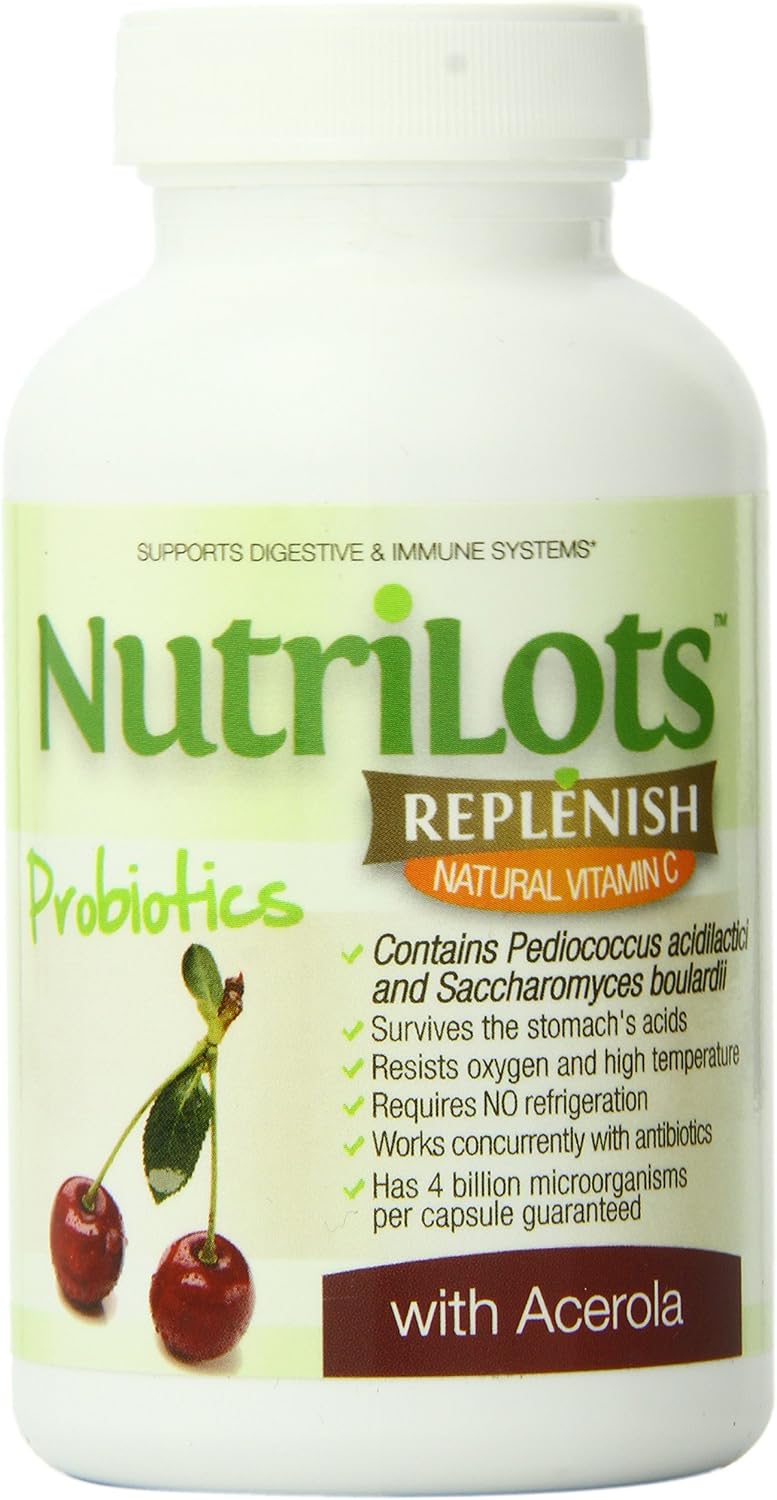 NutriLots Replenish with Acerola Dietary Supplement Capsules, 60 Count - görsel 1