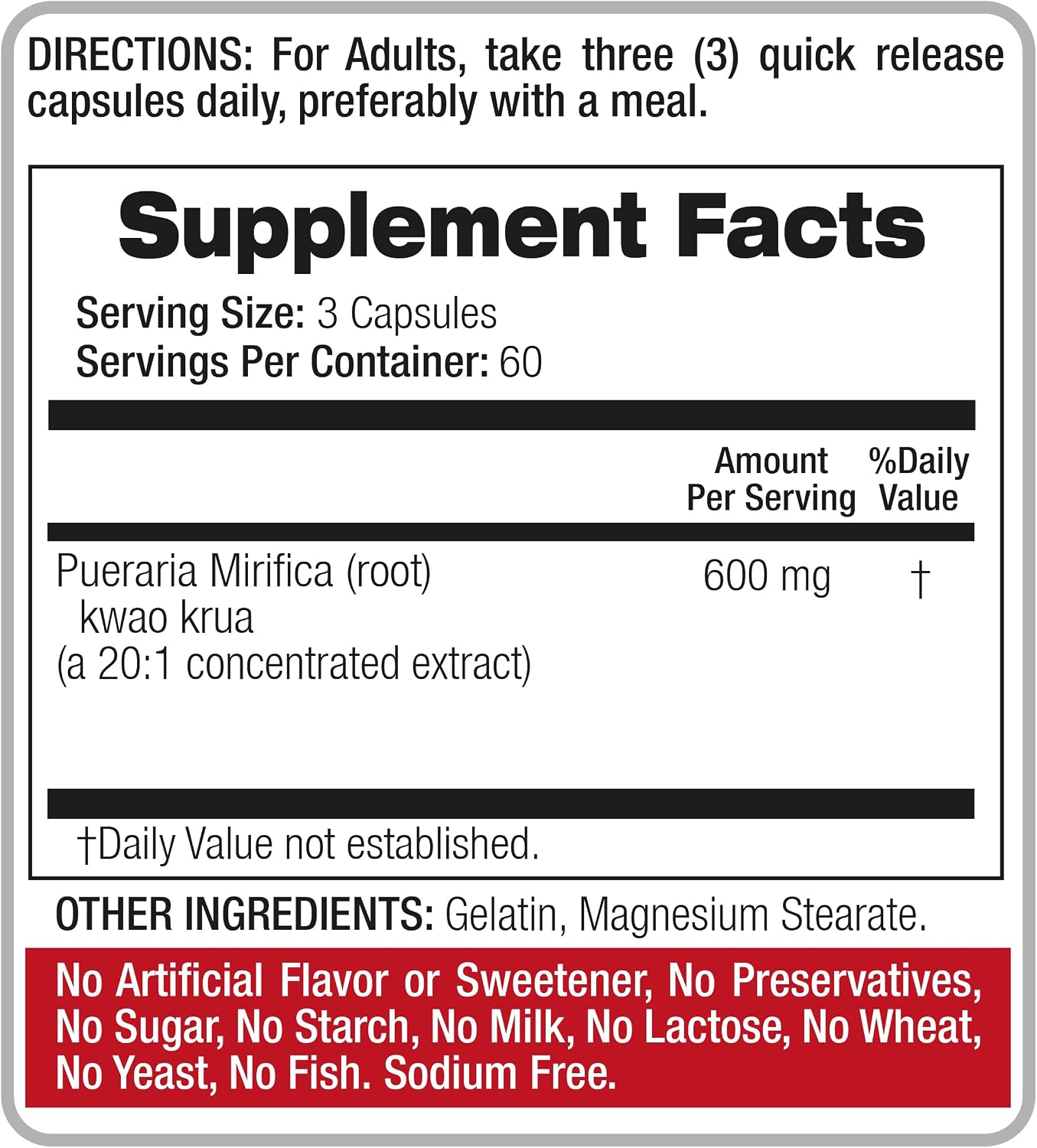 FITO MEDIC'S Lab Pueraria Mirifica 180 Capsules - görsel 4