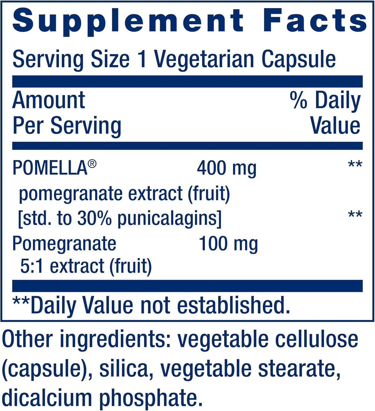 Life Extension Pomegranate Fruit Extract, 500 mg - görsel 3