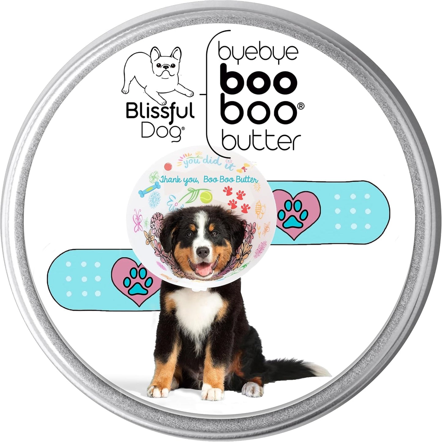 The Blissful Dog 227 g Tin Bernese Mountain Dog Booboo Butter - görsel 1
