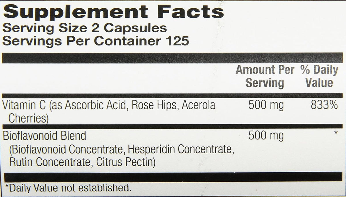 Solaray C Super Bio-Plex Vitamin C Food Supplement, 250 Count - görsel 4