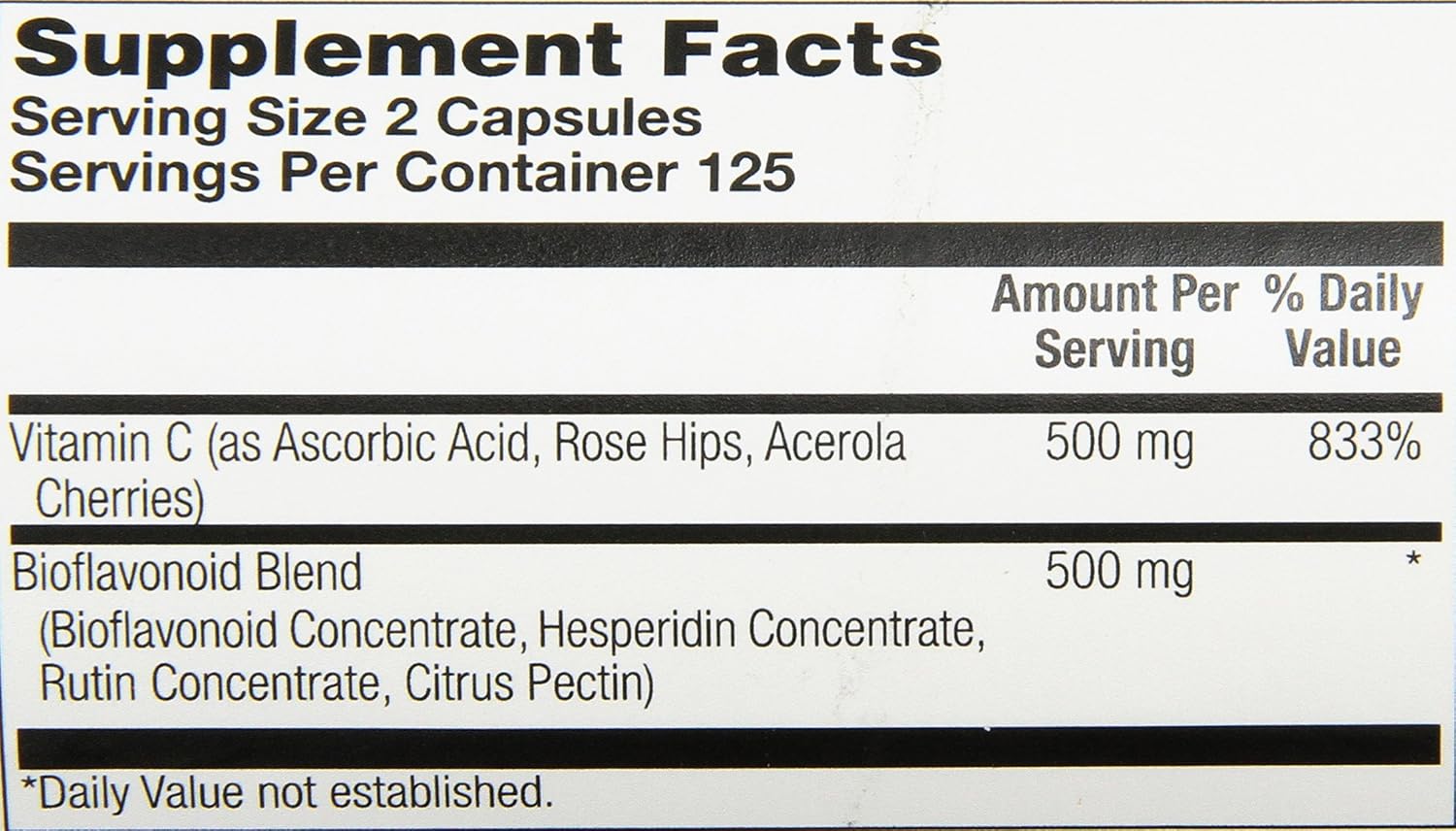 Solaray C Super Bio-Plex Vitamin C Food Supplement, 250 Count - görsel 4