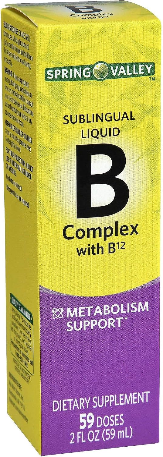 Vitamin B Complex Sublingual Liquid Drops - Energy Support with B Vitamins - görsel 6