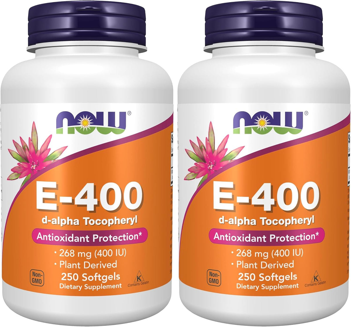 NOW Foods Vitamin E-400 IU D-Alpha Tocopheryl, 250 Softgels - görsel 8