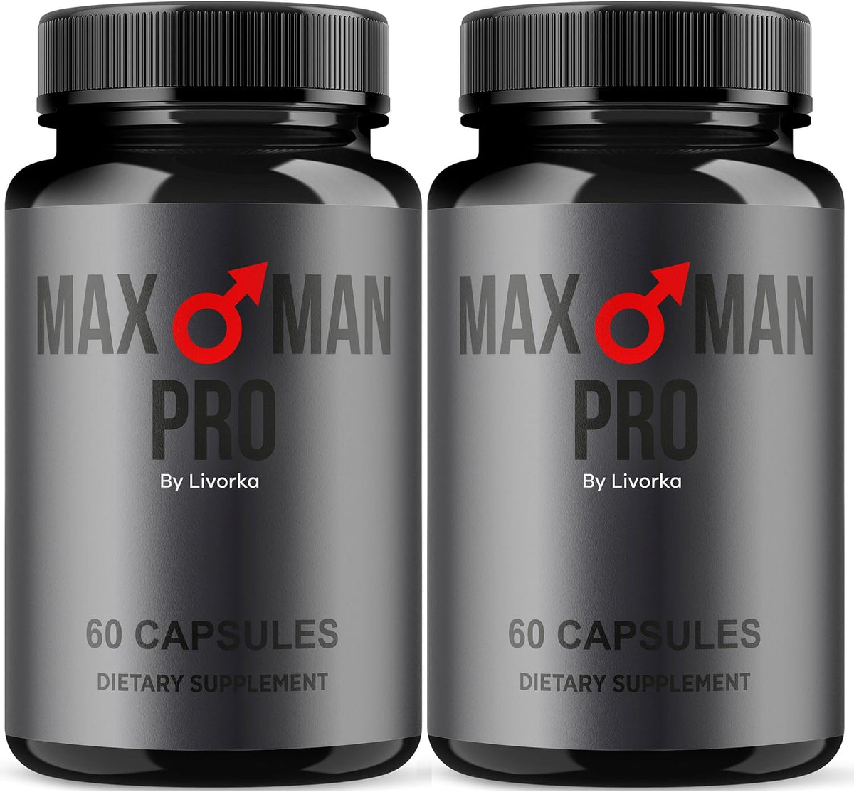 MaxMan Pro Food Supplement Capsules - 120 Capsules (2-Month Supply) - Pack of 2 - görsel 1