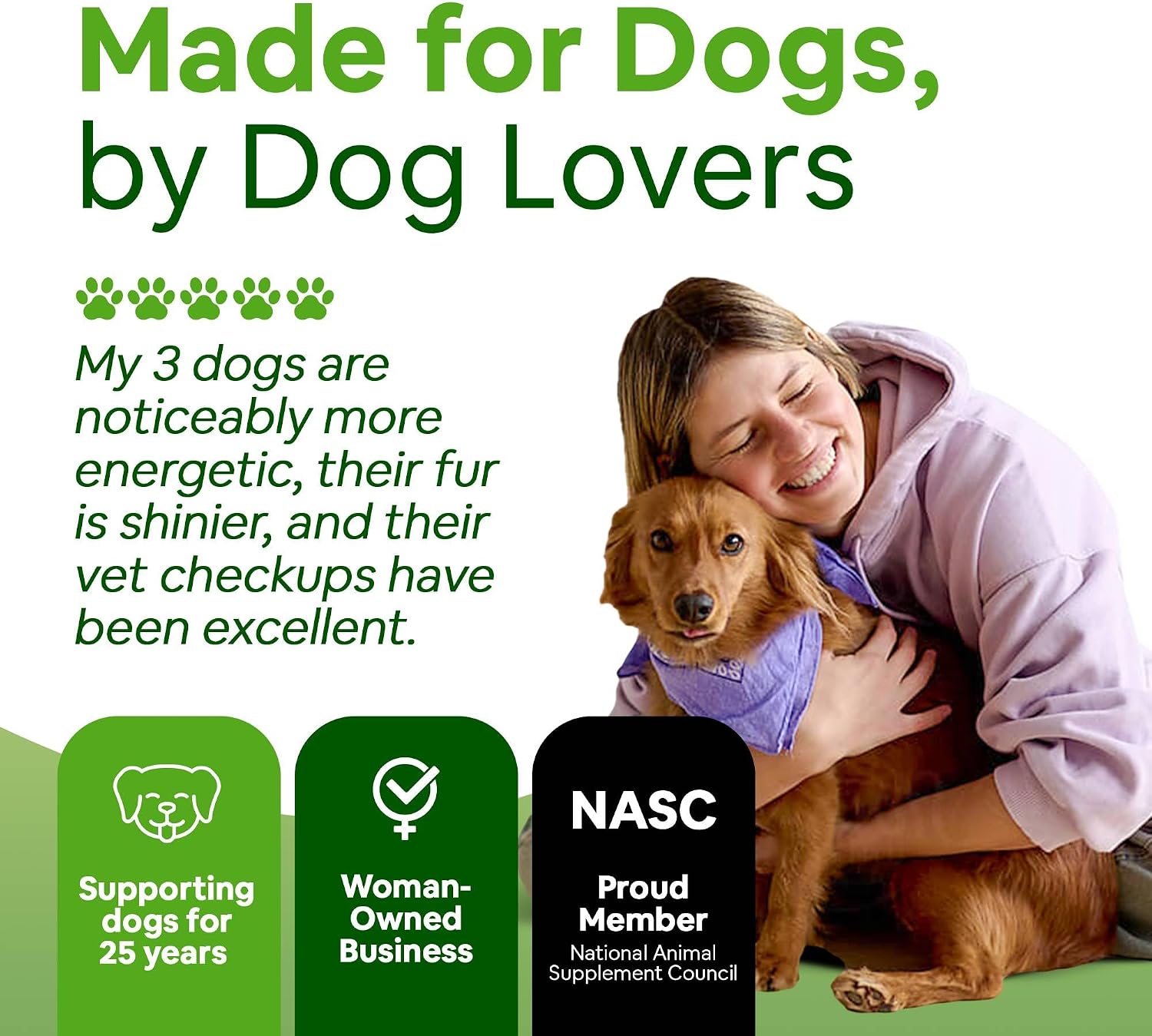 Dog Greens Superfood Supplement for Dogs (12 oz / 340 g) – Organic Human-Grade Ingredients - görsel 9