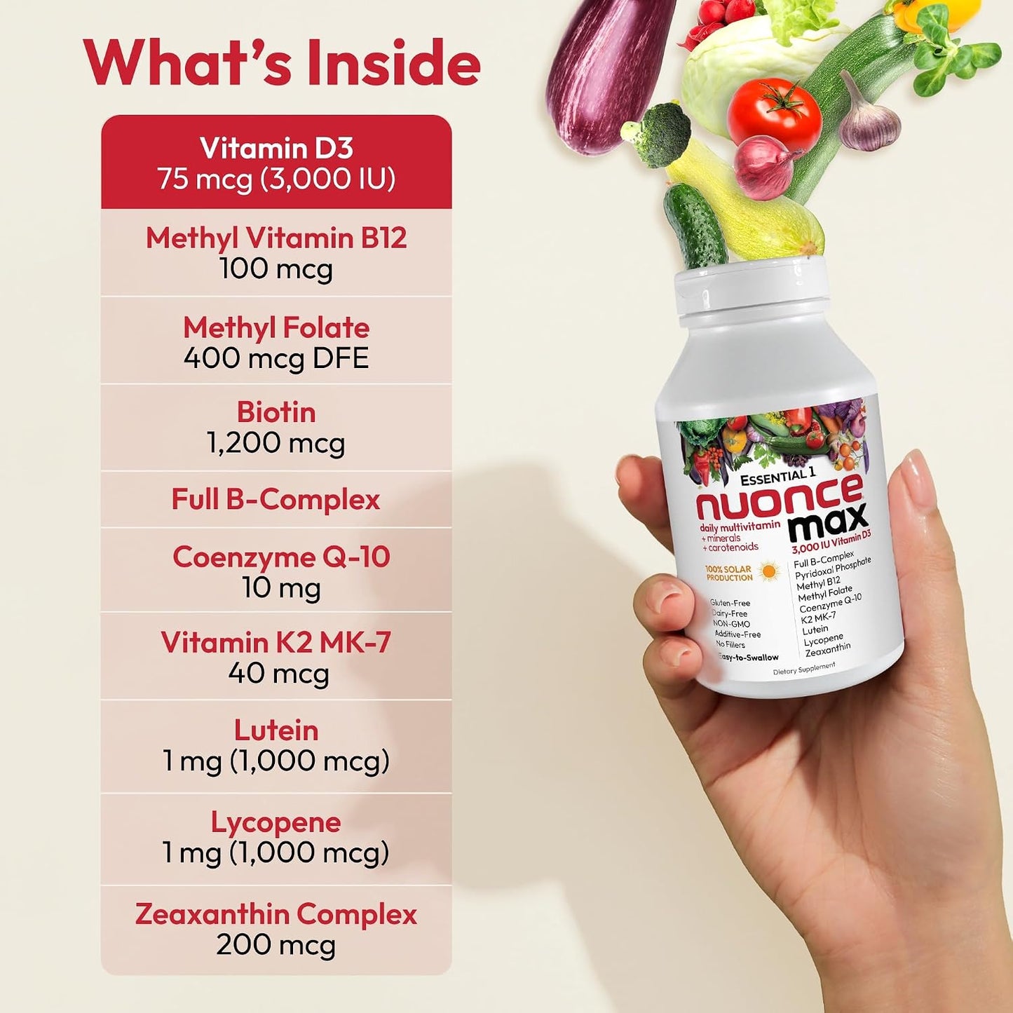 ANDREW LESSMAN Essential-1 nuonce max Multivitamin – 360 Capsules - görsel 4