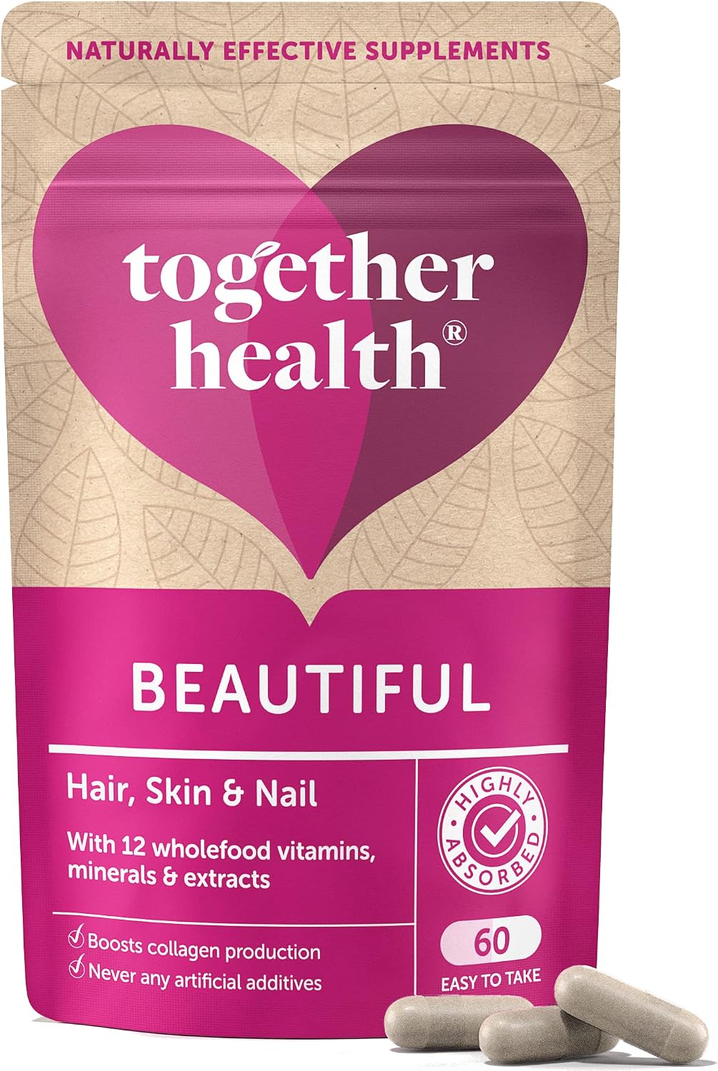 Together Hair Skin & Nail Capsules, 60 Capsules - görsel 1