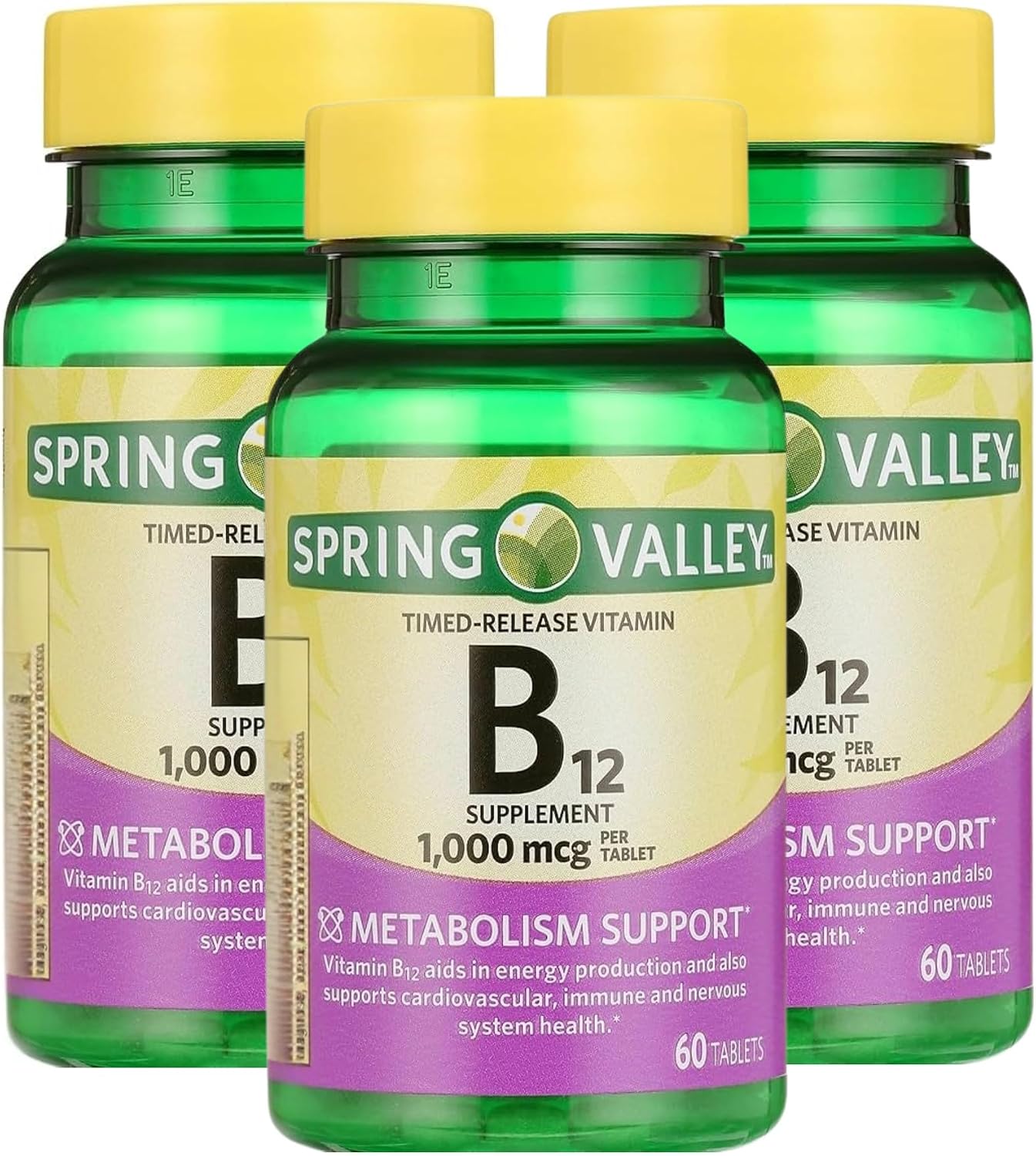 Vitamin B12 1000 mcg Timed-Release – 60 Tablets - görsel 5
