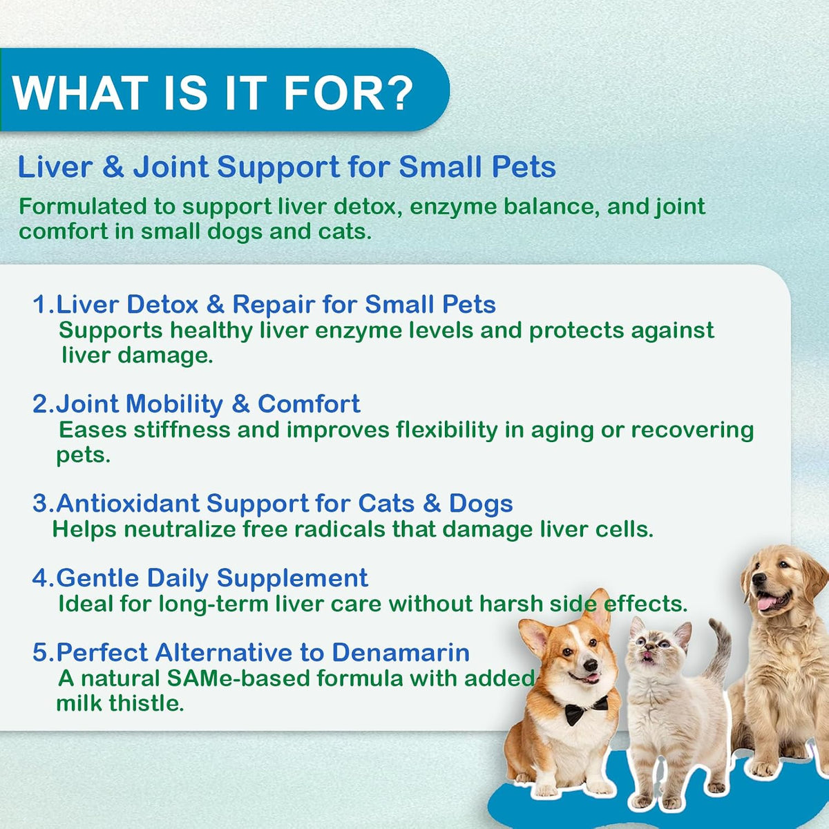 NUTRIARISE Same 90 for Dogs & Cats – Liver Support Supplement with Milk Thistle - görsel 2