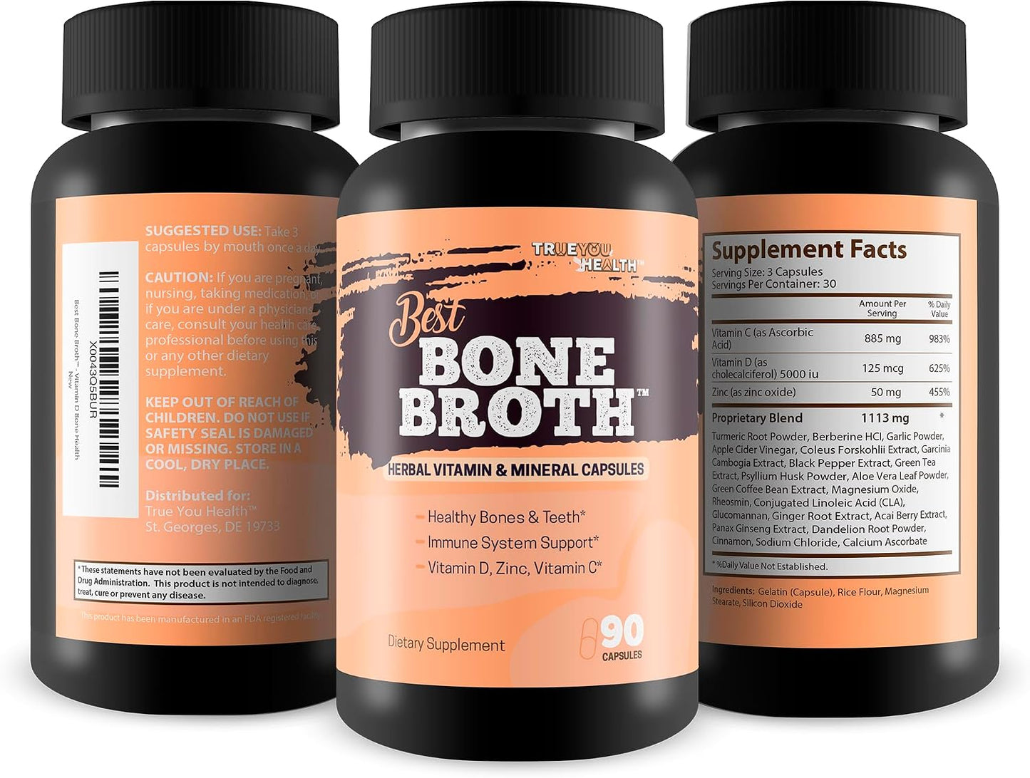 Best Bone Broth Capsules – Bone Health and Immunity Food Supplement - görsel 4
