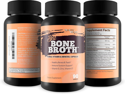 Best Bone Broth Capsules – Bone Health and Immunity Food Supplement