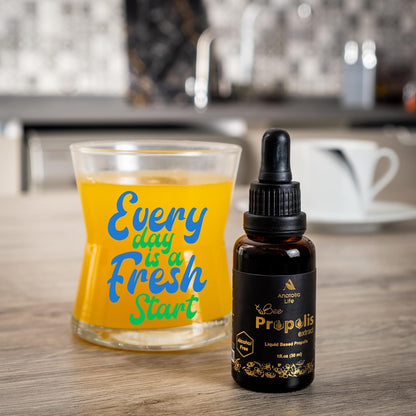 Organic Propolis Extract 30ml & 100% Natural Pure Lemon Essential Oil 20ml | Alcohol-Free, Immune System Support | DIY, Candle Making for Diffuser
