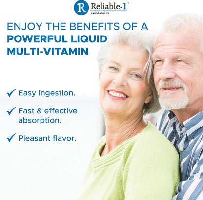 Reliable-1 Laboratories Multi-Vite Liquid Multivitamin for Adults – 237 ml