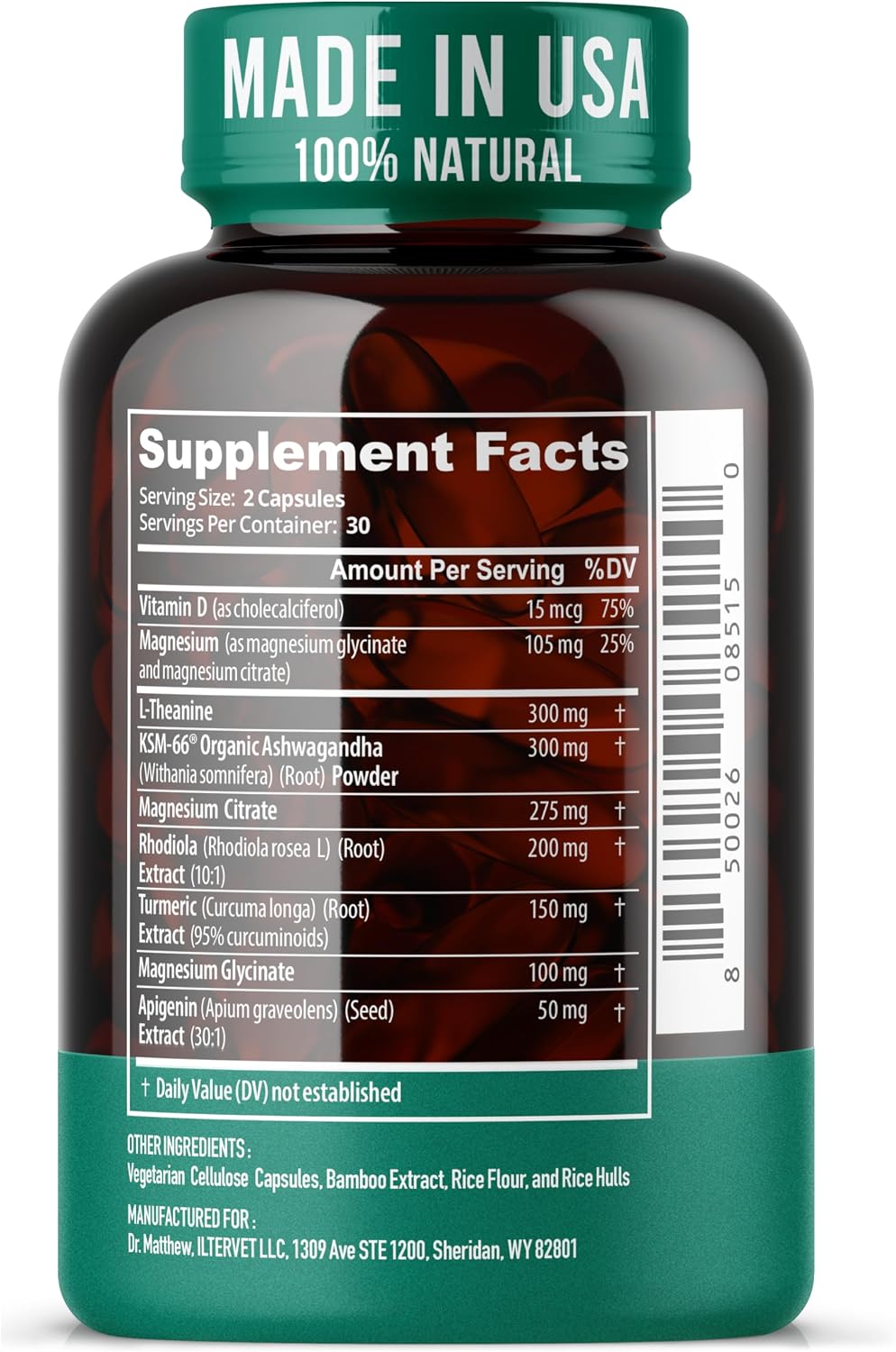 Dr. Matthew CortiRest | Cortisol Reducer & Adrenal Support Supplement - görsel 9