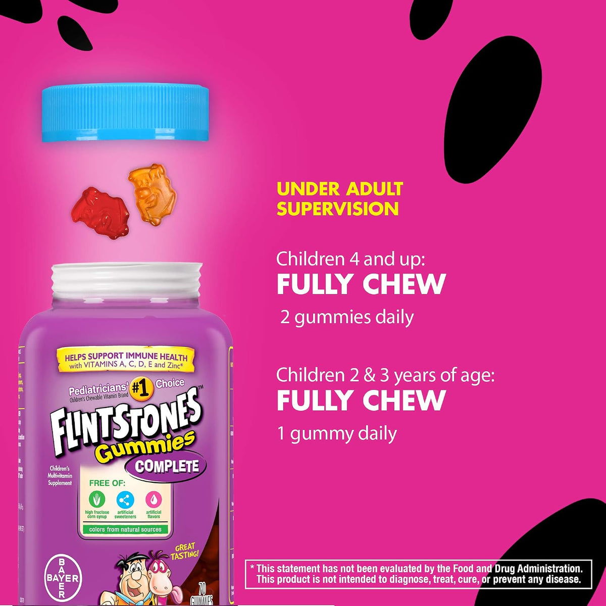 Flintstones Gummies, 70 Count - görsel 6