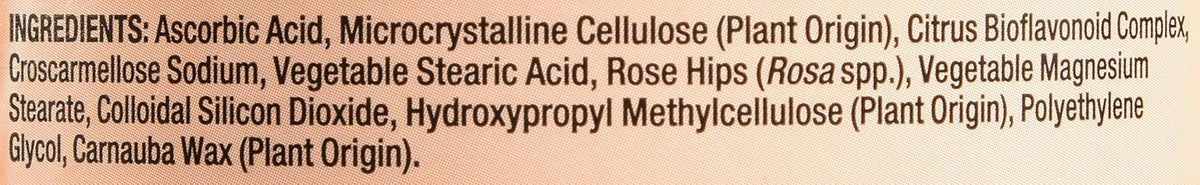 Kirkland Signature Vitamin C with Rose Hips, 500 Tablets - görsel 6