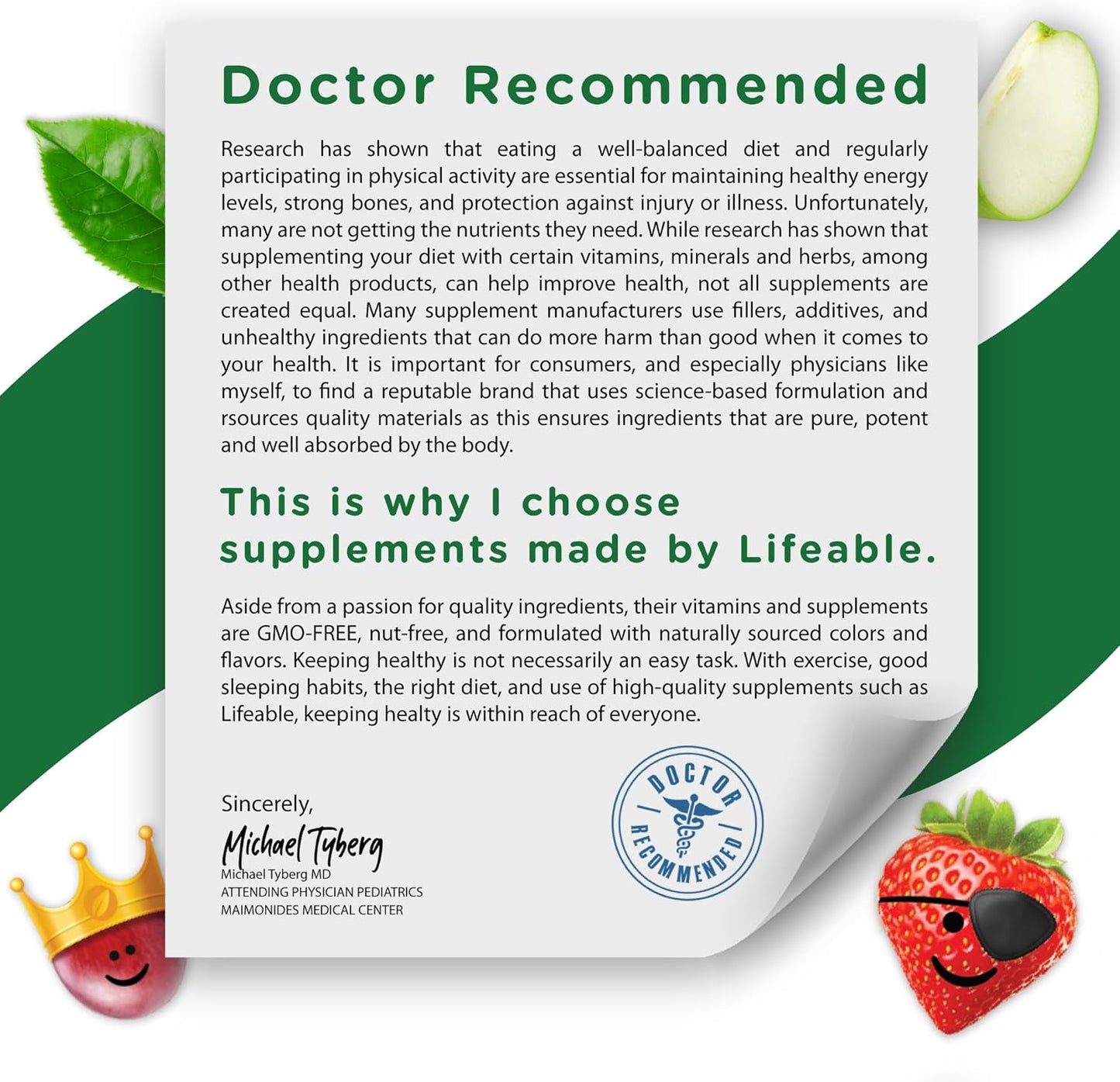 Lifeable Kids Biotin Gummies, 5000mcg, Natural Raspberry Flavour, 90 Gummies - görsel 5
