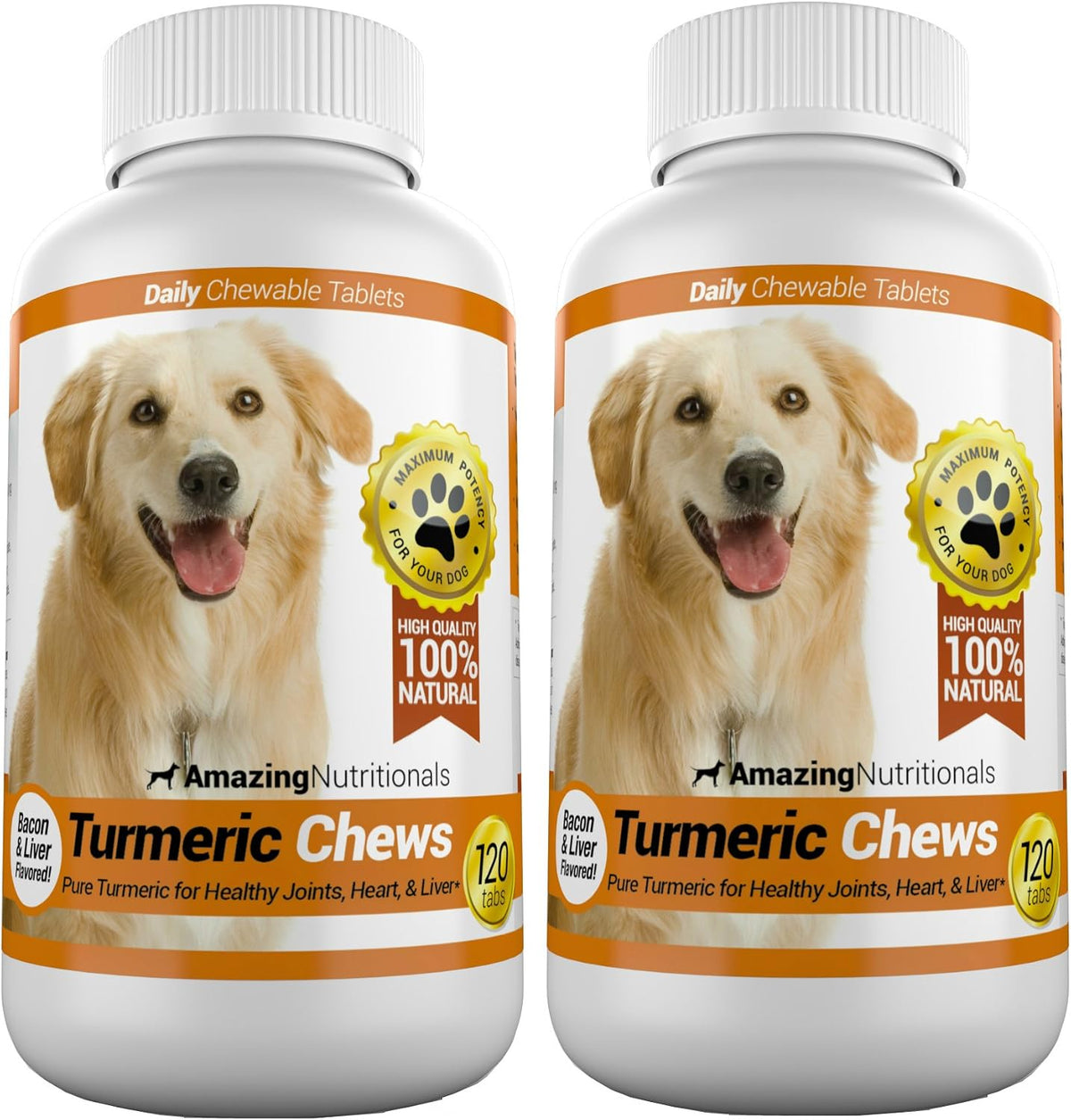 Amazing Turmeric for Dogs – Curcumin Antioxidant Chews (120 Chews) - görsel 6