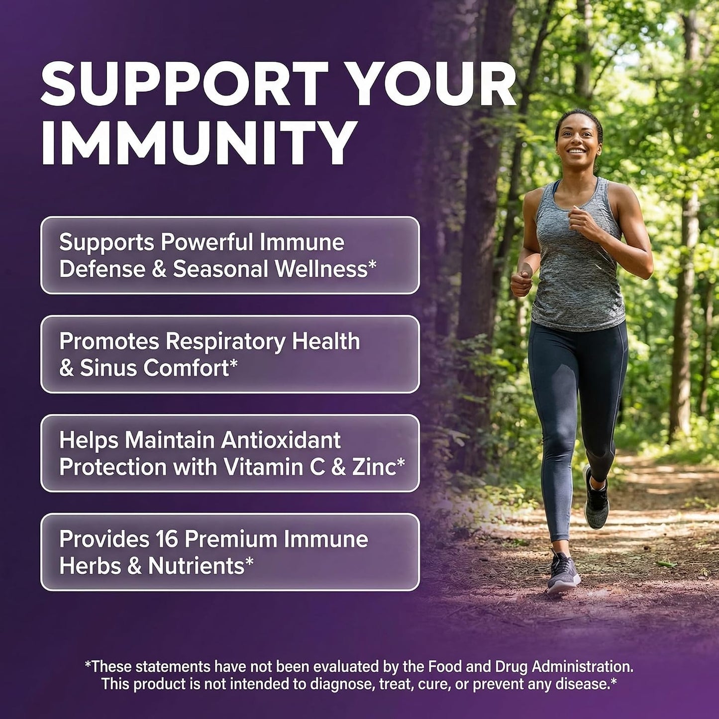 Organic Immune Support with Pau d'Arco, Garlic, Cayenne, Oregano & More - Clean Nutra - görsel 2