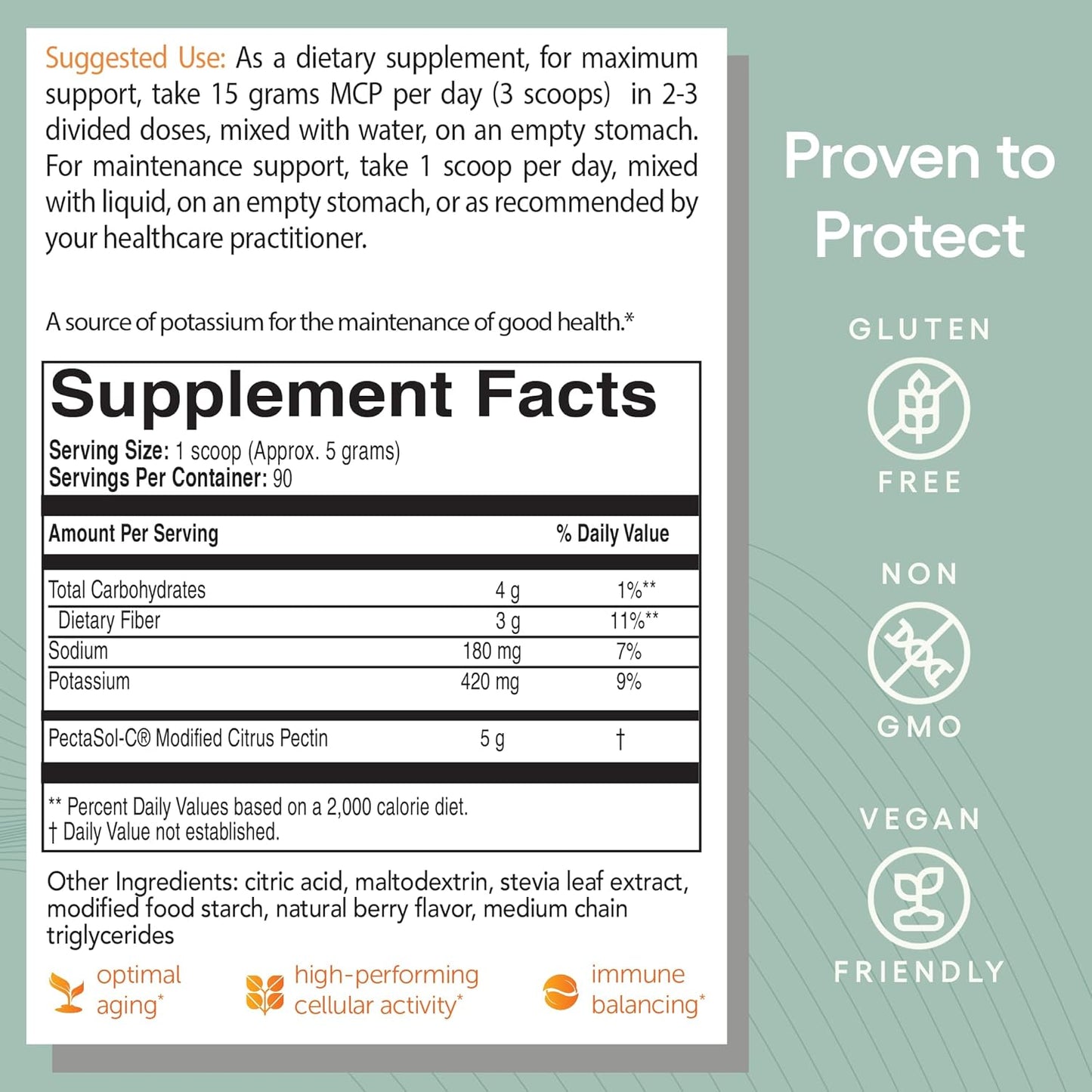PectaSol Modified Citrus Pectin – Berry Powder, 551g - görsel 6