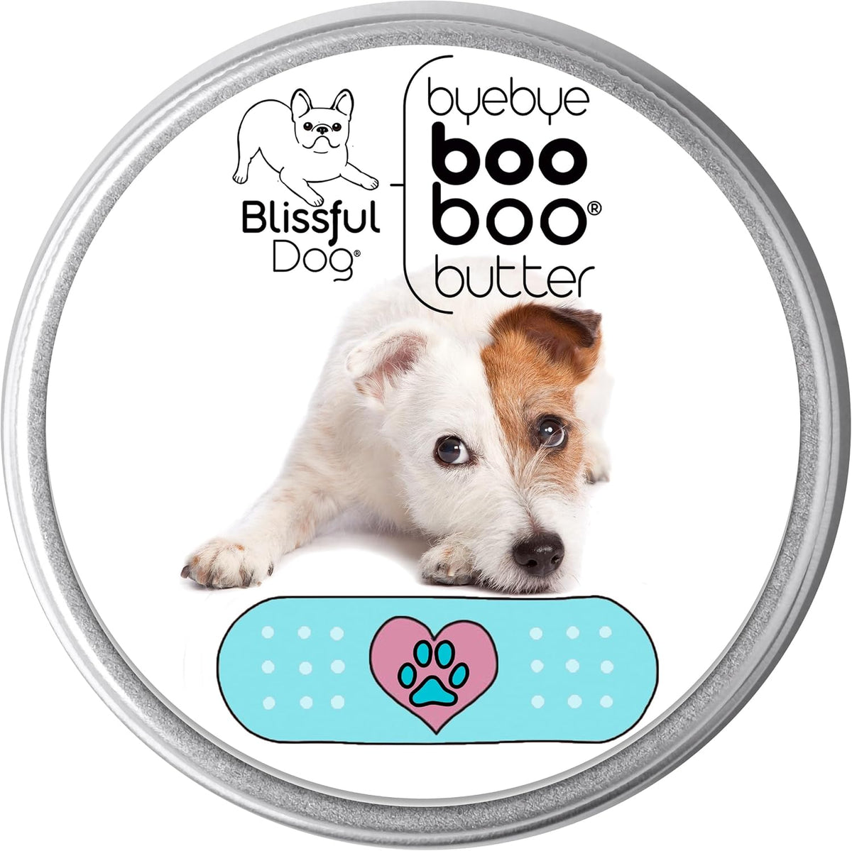 The Blissful Dog Jack Russell Terrier Booboo Butter – 2 oz Tin - görsel 1