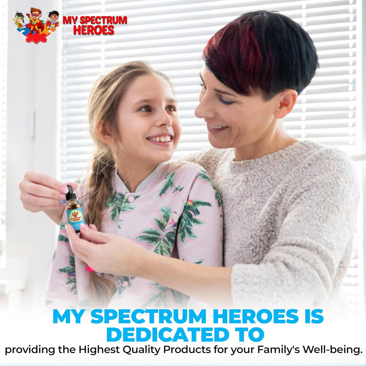 My Spectrum Heroes Immuni-D Liquid Vitamin D3 Supplement, 1000 IU, Gluten-Free, Tasteless, 30 ml - görsel 6
