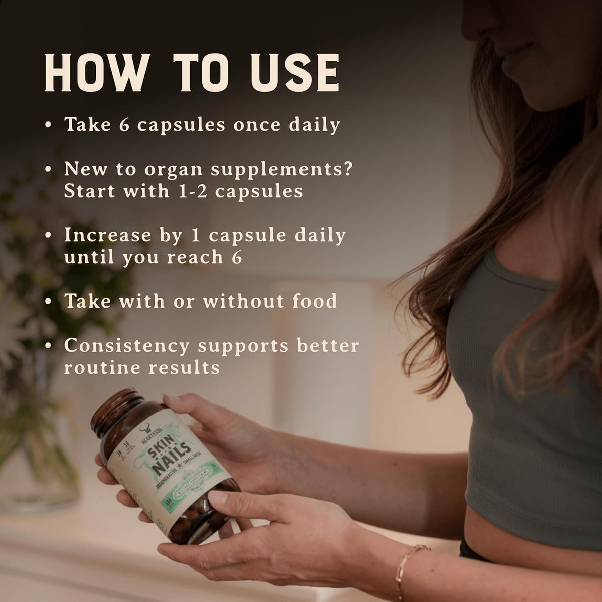 HEART & SOIL 100% Grass Fed & Finished Colostrum Supplement – 3000mg Bovine Colostrum Capsules – 180 Capsules - görsel 7