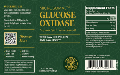 Global Healing Glucose Oxidase - 60 ml