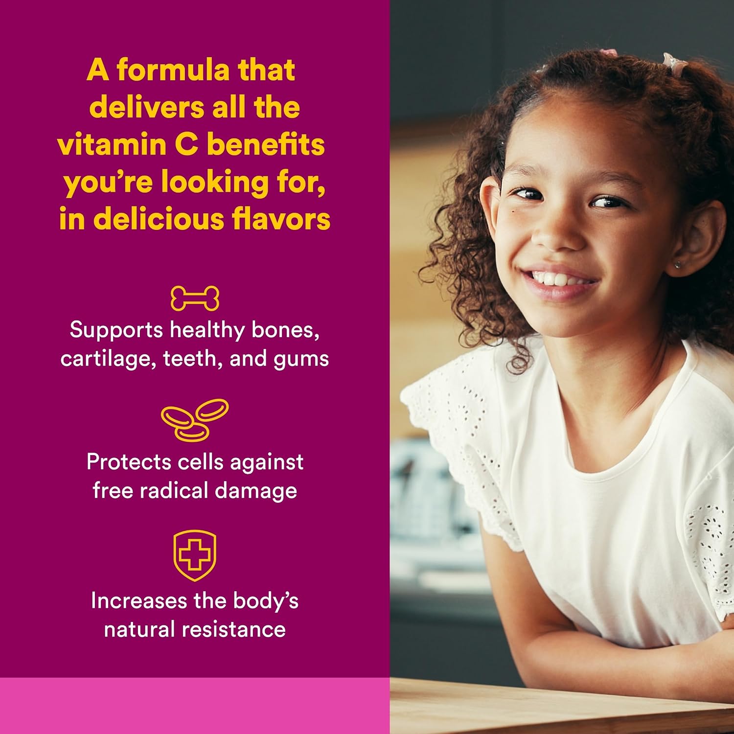 Natural Factors Vitamin C 500mg Chewable Wafers - Mixed Fruit - 180 - görsel 2