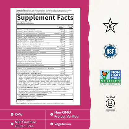 Garden of Life Vitamin Code Women's Multivitamin with Iron and Folate