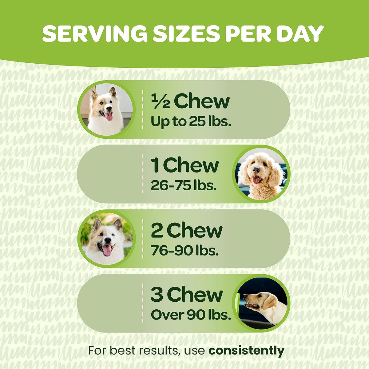 Ready Pet Go! Probiotic Chews for Dogs – Gut Health & Digestive Support with Pumpkin and Enzymes, 90 Count - görsel 3