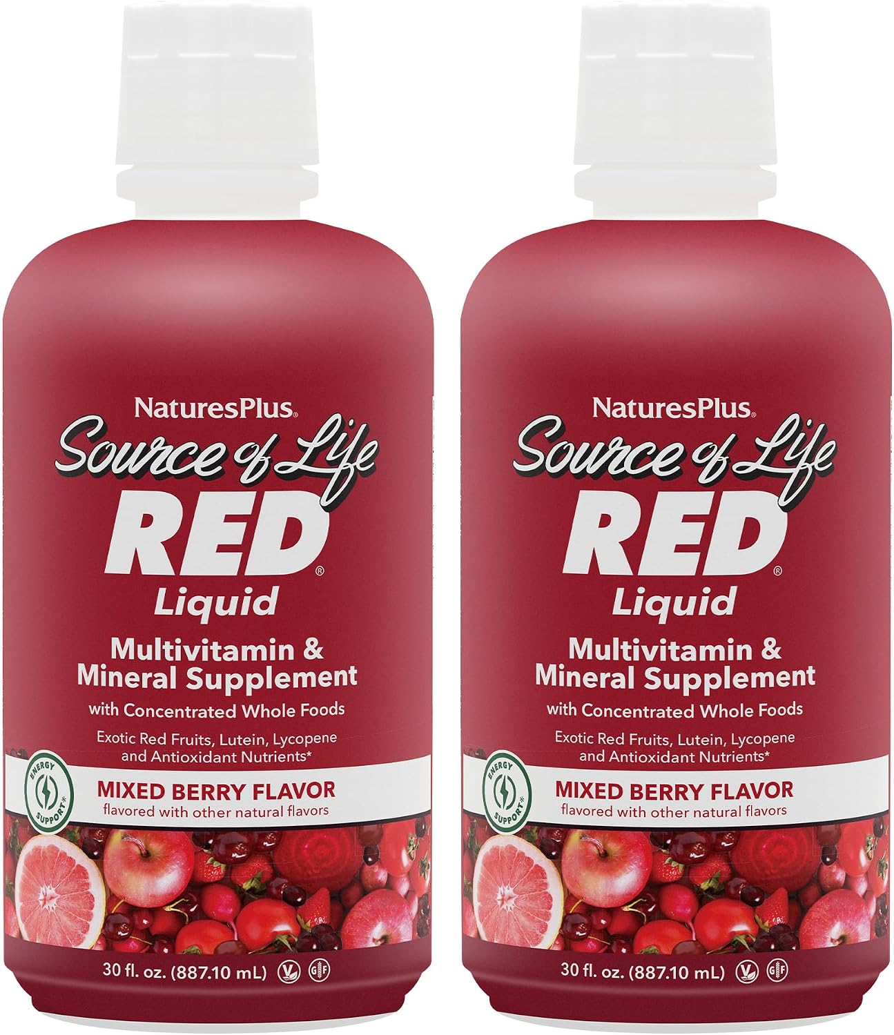 NaturesPlus Source of Life RED Liquid Multivitamin – 887 ml - görsel 7
