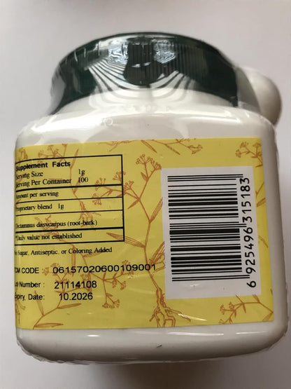 Bai Xian Pi - Dense-Fruit Dittany Root Bark, 100g