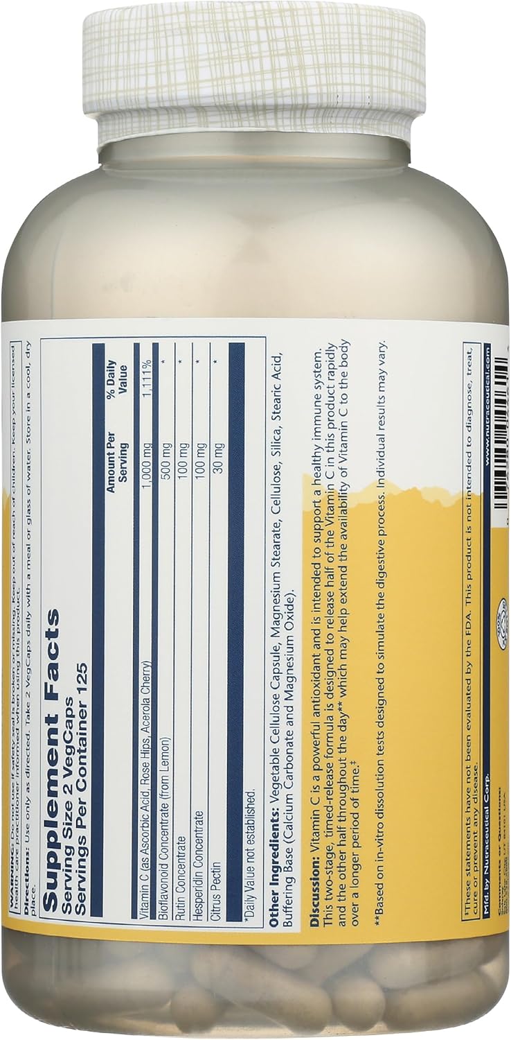 Solaray Super Bio C Buffered Vitamin C - 250 Capsules - görsel 2