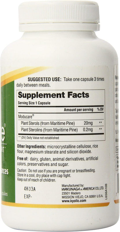 Kyolic Moducare, Plant Sterol Complex, 180 Vegetarian Capsules