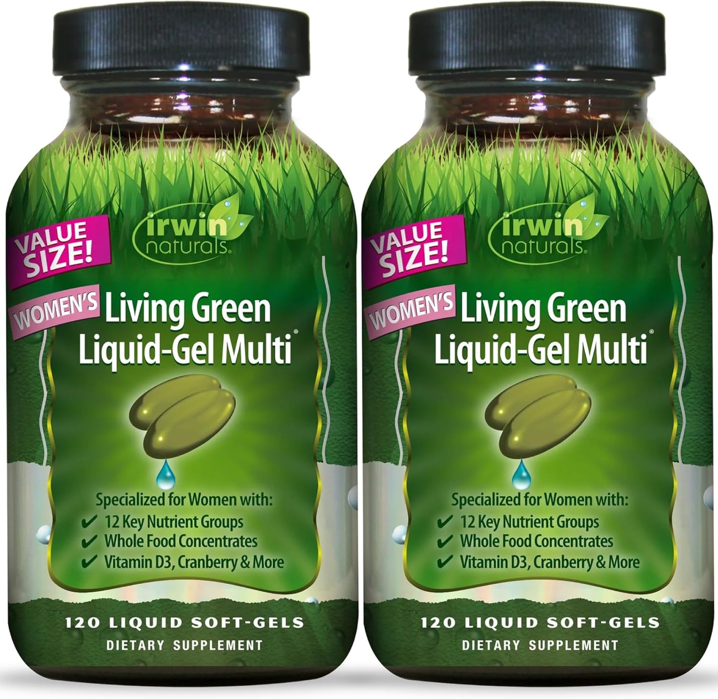 Irwin Naturals Women’s Living Green Liquid-Gel Multivitamins - görsel 10