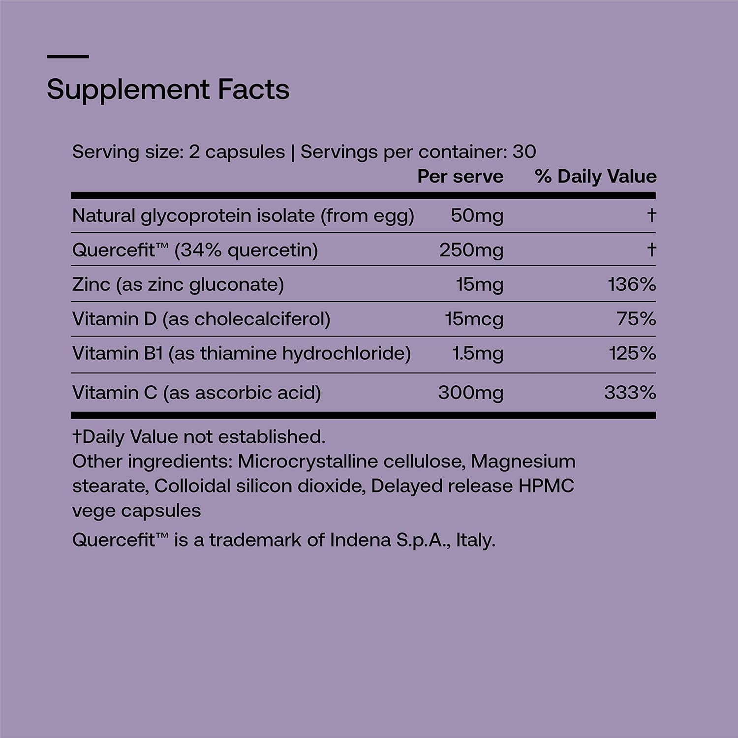 SRW Imm¹ Defence – Immune Support Supplement with Muno-IgY, Quercetin & Zinc | 60 Capsules - görsel 5