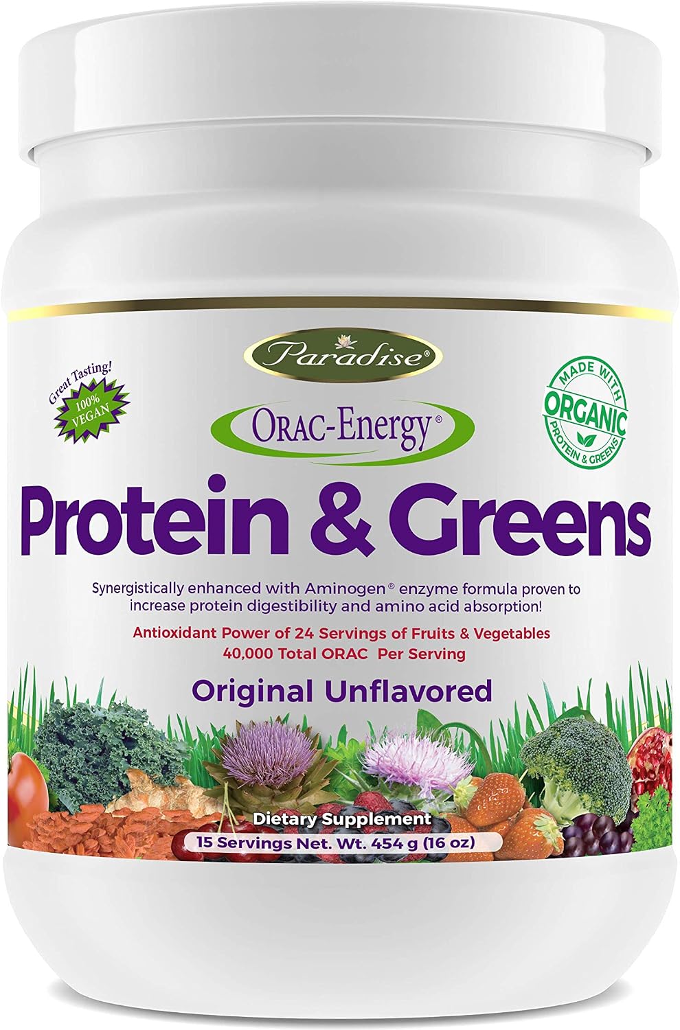 Paradise Herbs Orac Energy, Protein & Greens, 397 g - görsel 1
