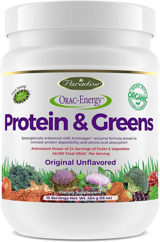 Paradise Herbs Orac Energy, Protein & Greens, 397 g