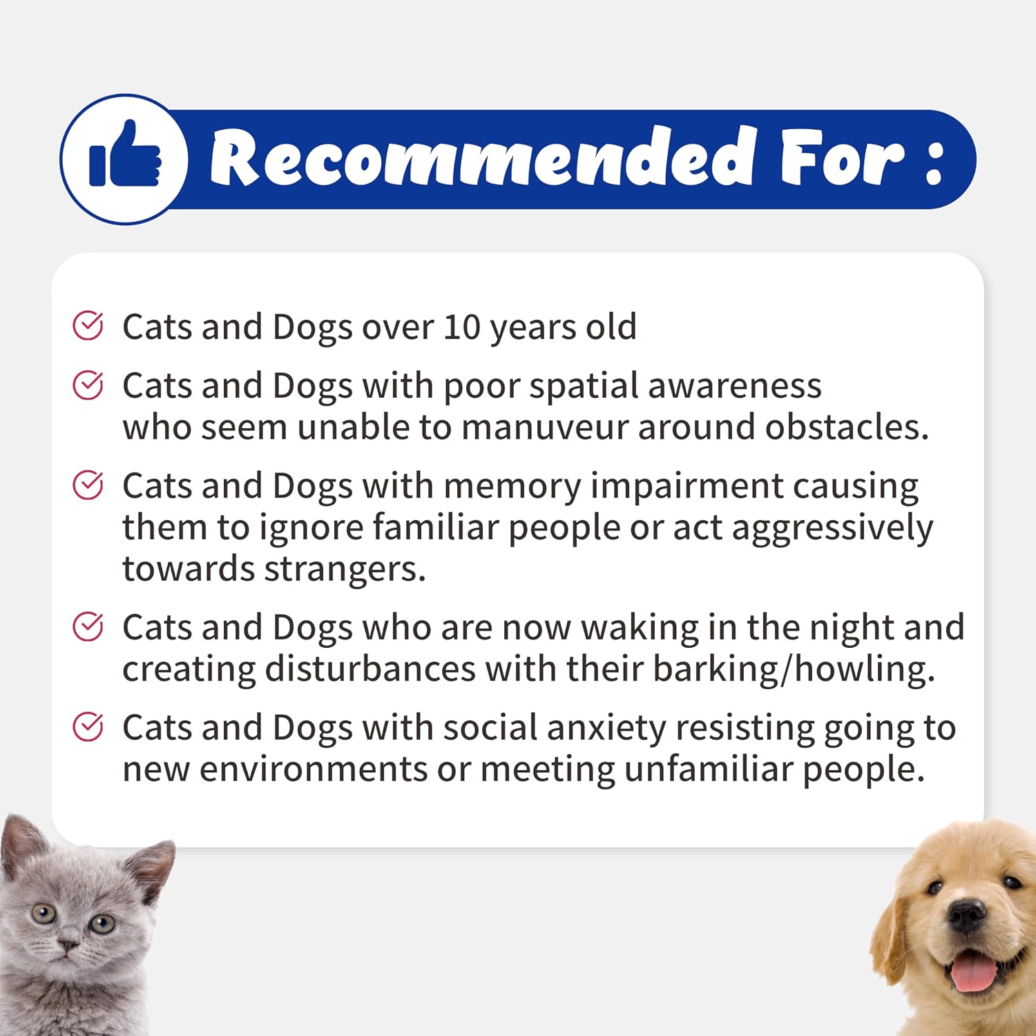 Recogry Liquid Cognitive Support for Dogs and Cats with Astaxanthin, Phosphatidylserine, Alpha GPC, DHA, Olive, Coconut, Sage, Turmeric, Ginger (90 ml) - görsel 4