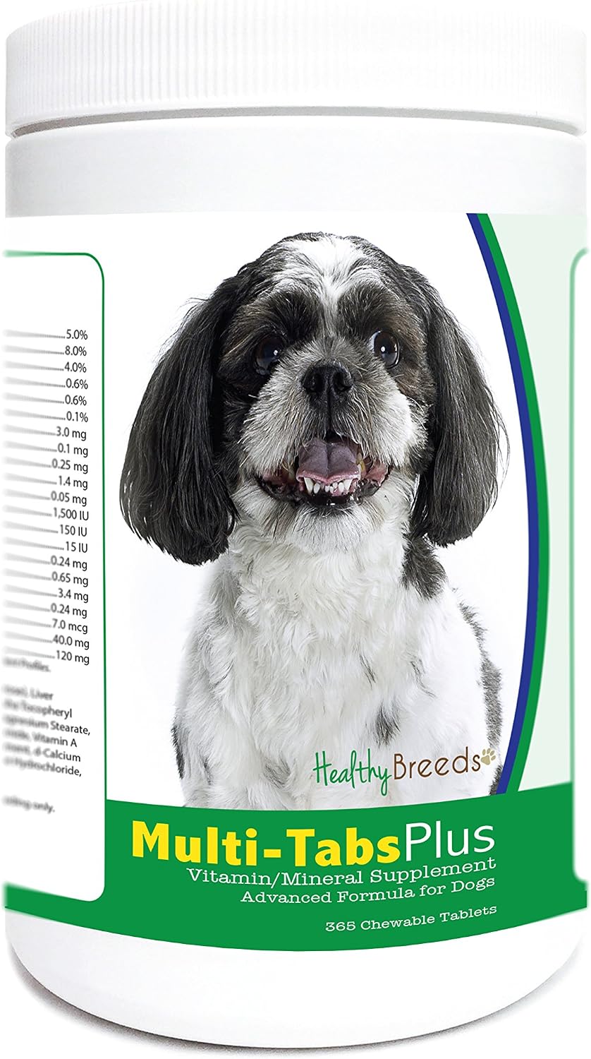 Healthy Breeds Shih-Poo Multi-Tabs Plus Chewable Tablets 365 Count - görsel 1
