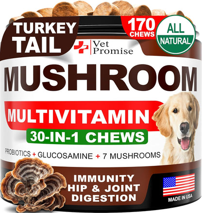 Vet Promise Dog Multivitamin Chewable with Glucosamine - 120 Chews