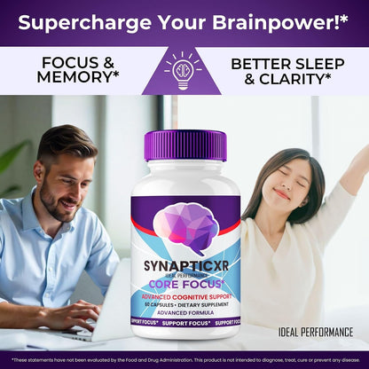 Synaptic XR Capsules – Nerve Health Support | Maximum Strength (3-Pack)